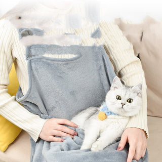 Cat Carrier Apron | Plush Pet Carrier Apron