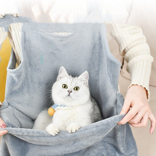 Cat Carrier Apron | Plush Pet Carrier Apron